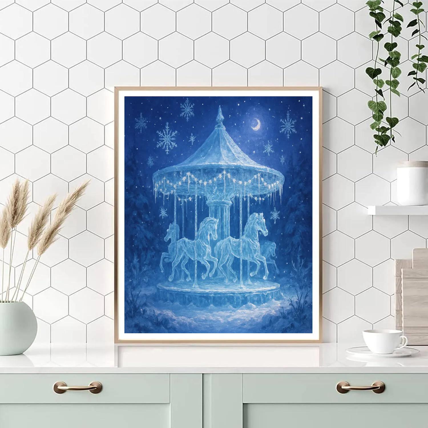 Icicle Carousel Hollow paint by color