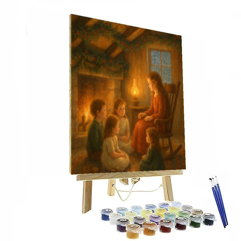 Fireside Story Attic DIY paint by numbers
