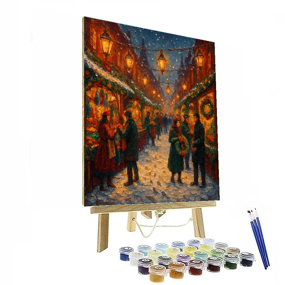 Midwinter Market Lanterns Paint by numbers kits