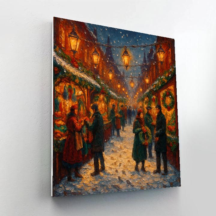 Midwinter Market Lanterns Paint by numbers kits
