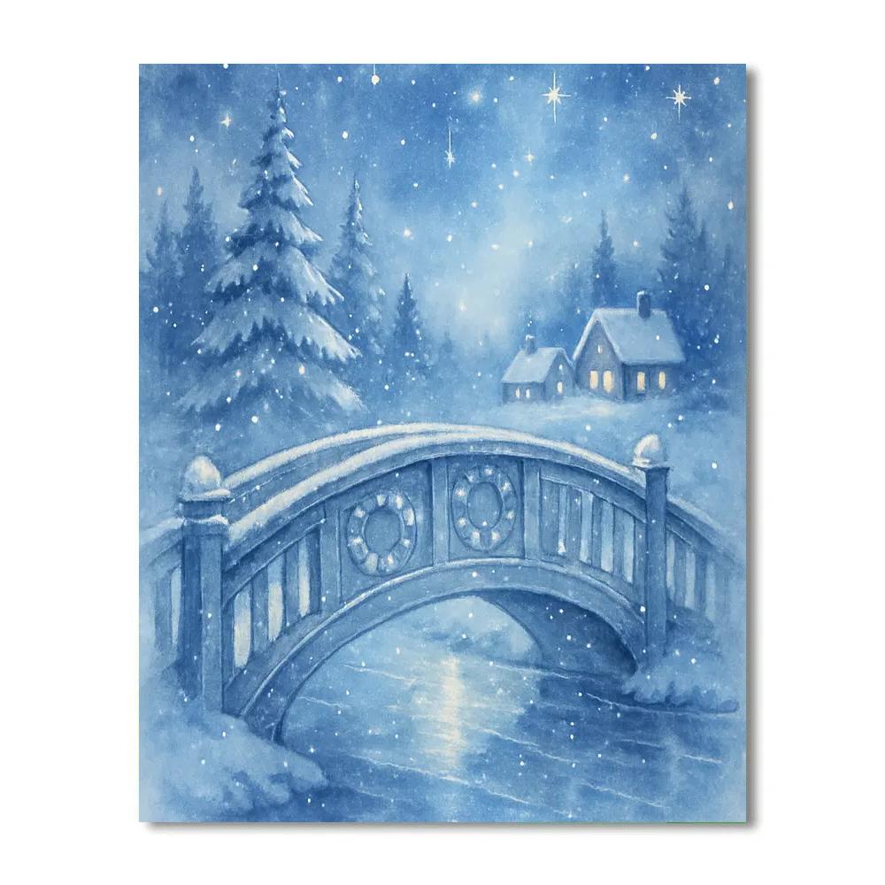 Crystal Bridge Noel painting number kit