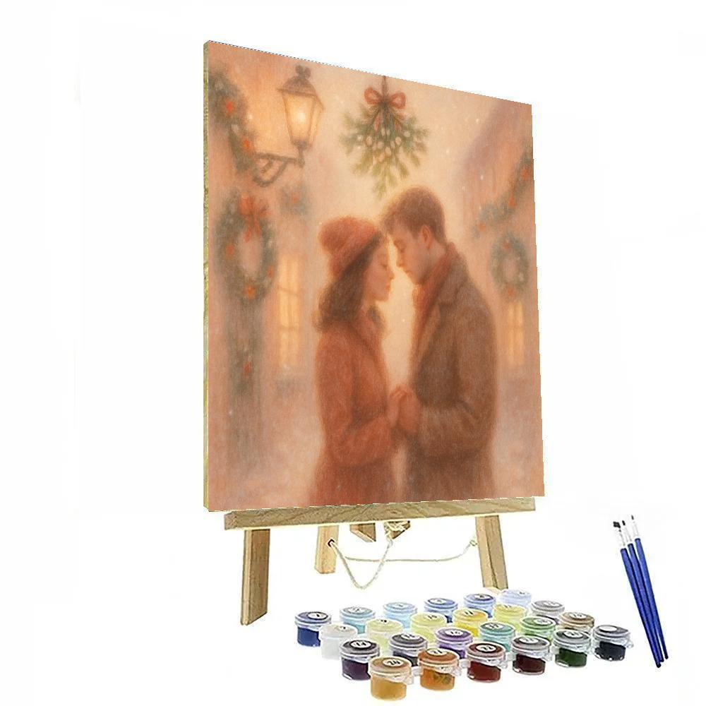Mistletoe Alley Serenade paint by number