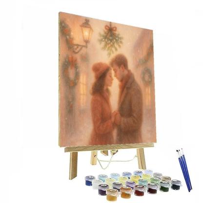 Mistletoe Alley Serenade paint by number