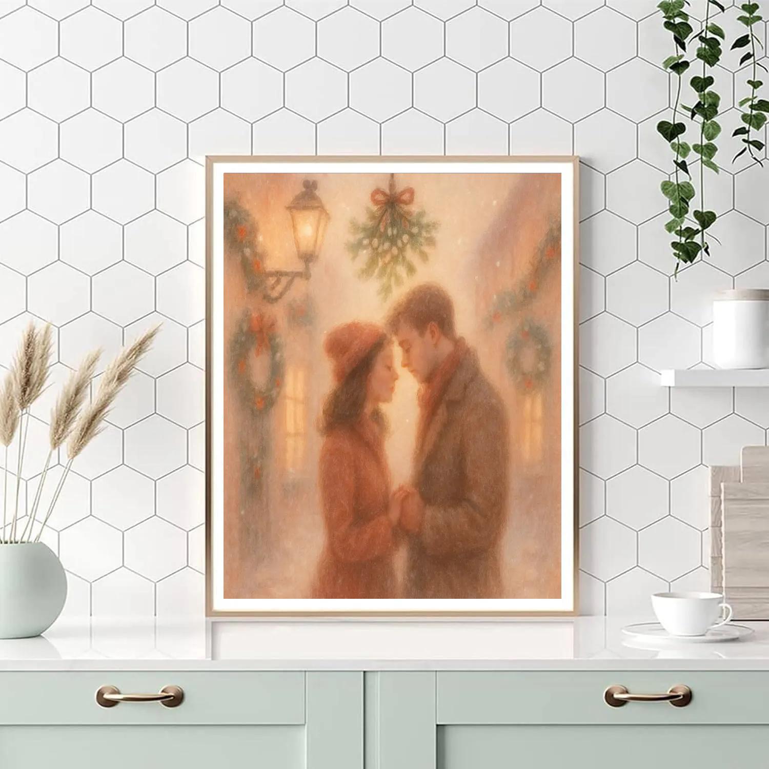 Mistletoe Alley Serenade paint by number