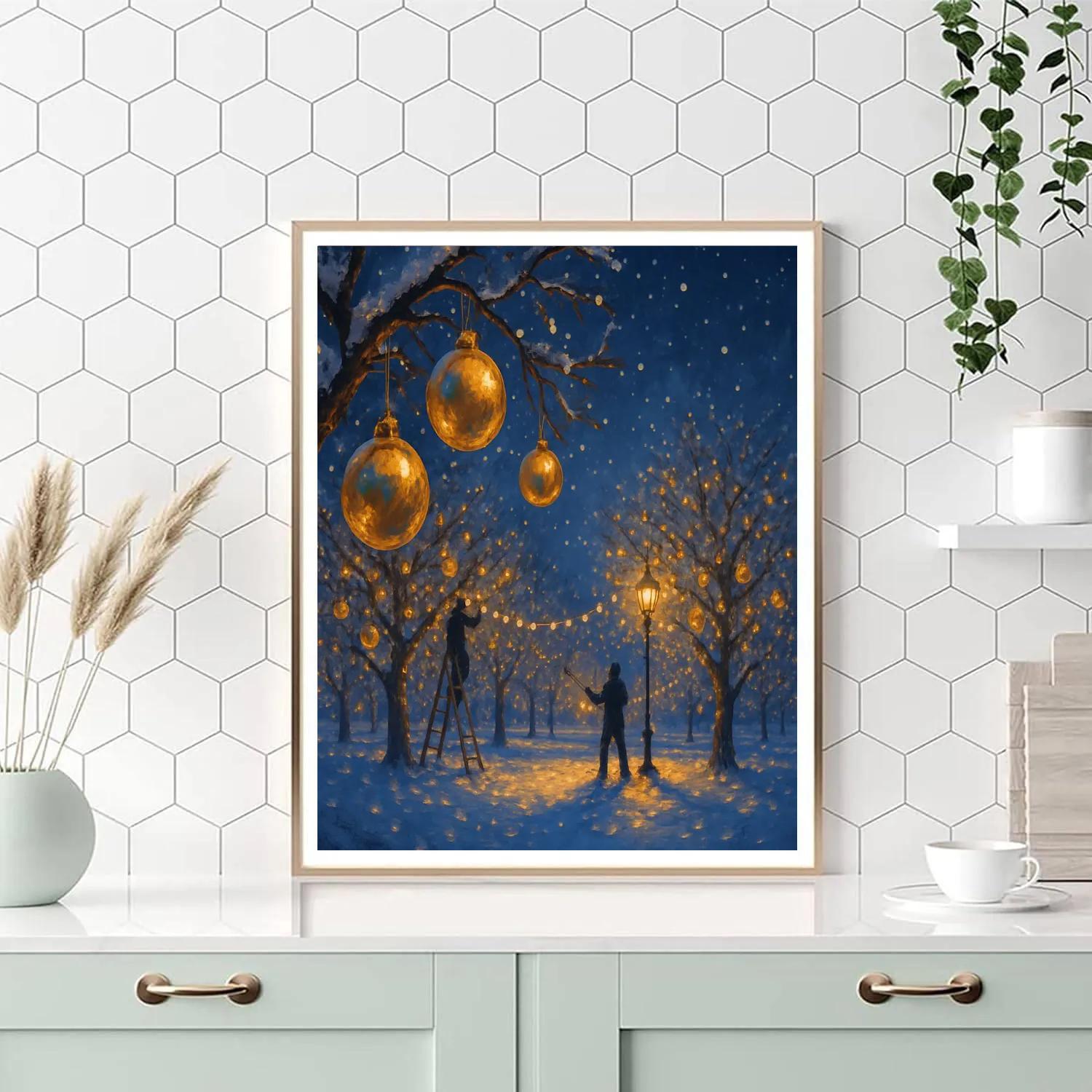 Ornament Orchard Nights painting number kit