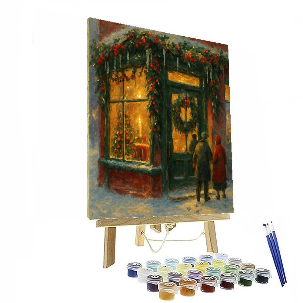 Boughs And Berries Corner paint by number