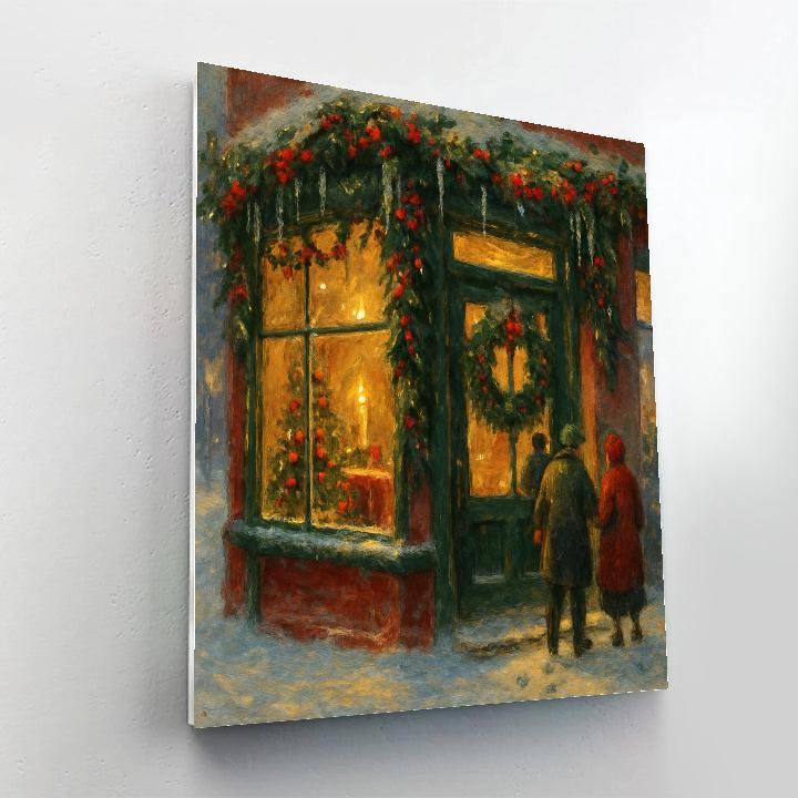 Boughs And Berries Corner paint by number