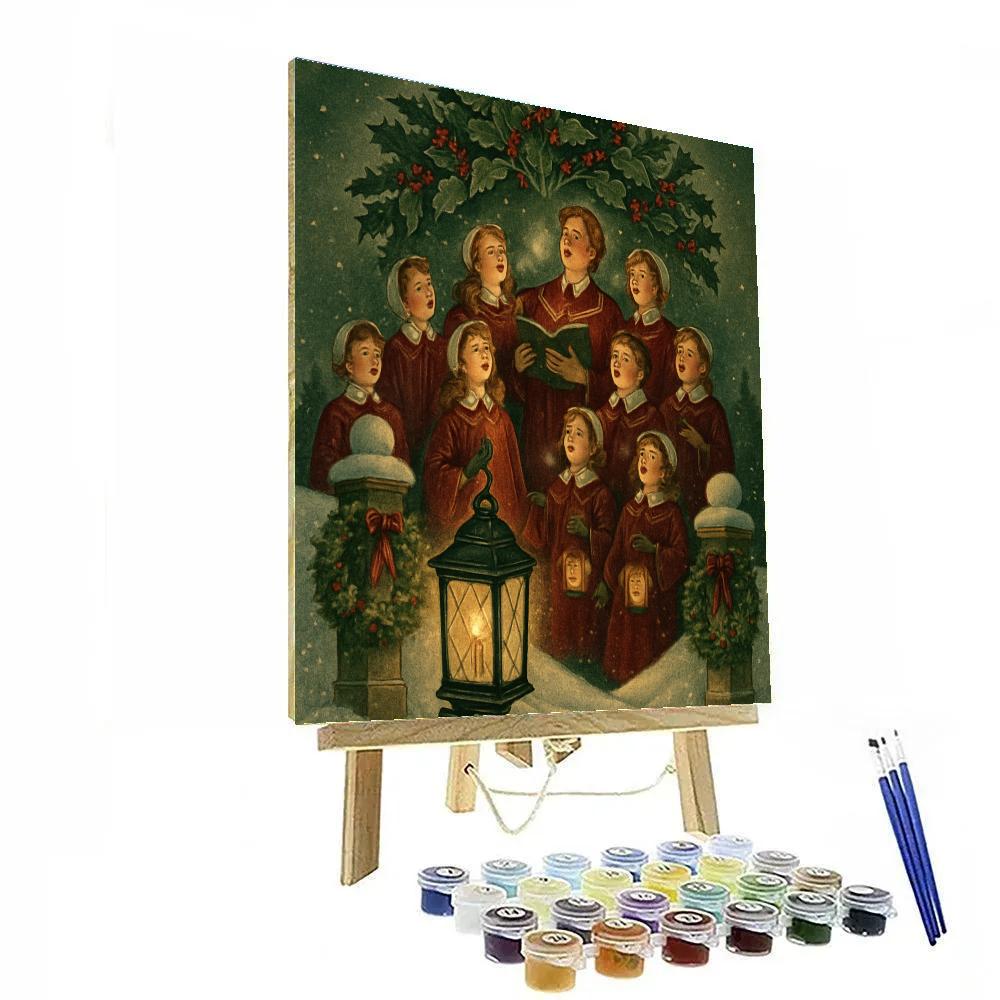 Hollyridge Lantern Choir paint by color