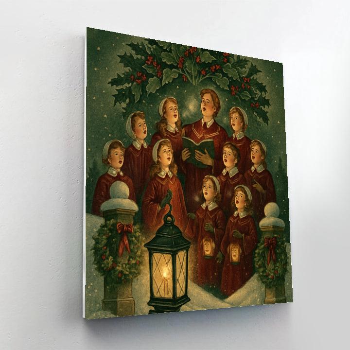 Hollyridge Lantern Choir paint by color