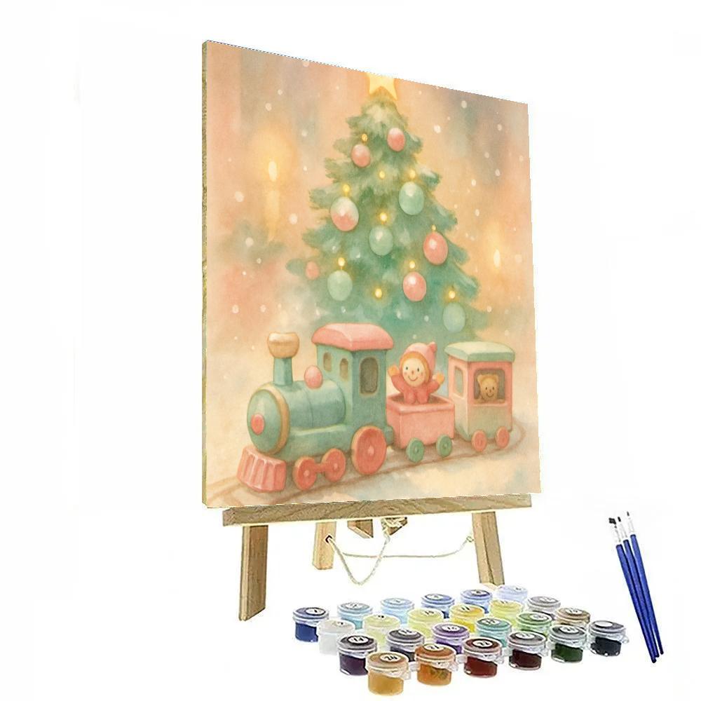 Starwood Toy Train painting number kit