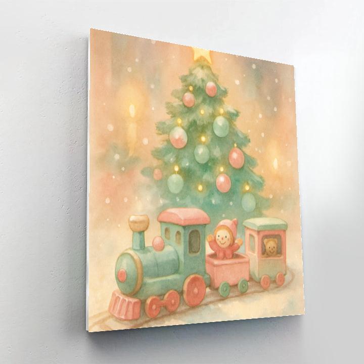 Starwood Toy Train painting number kit