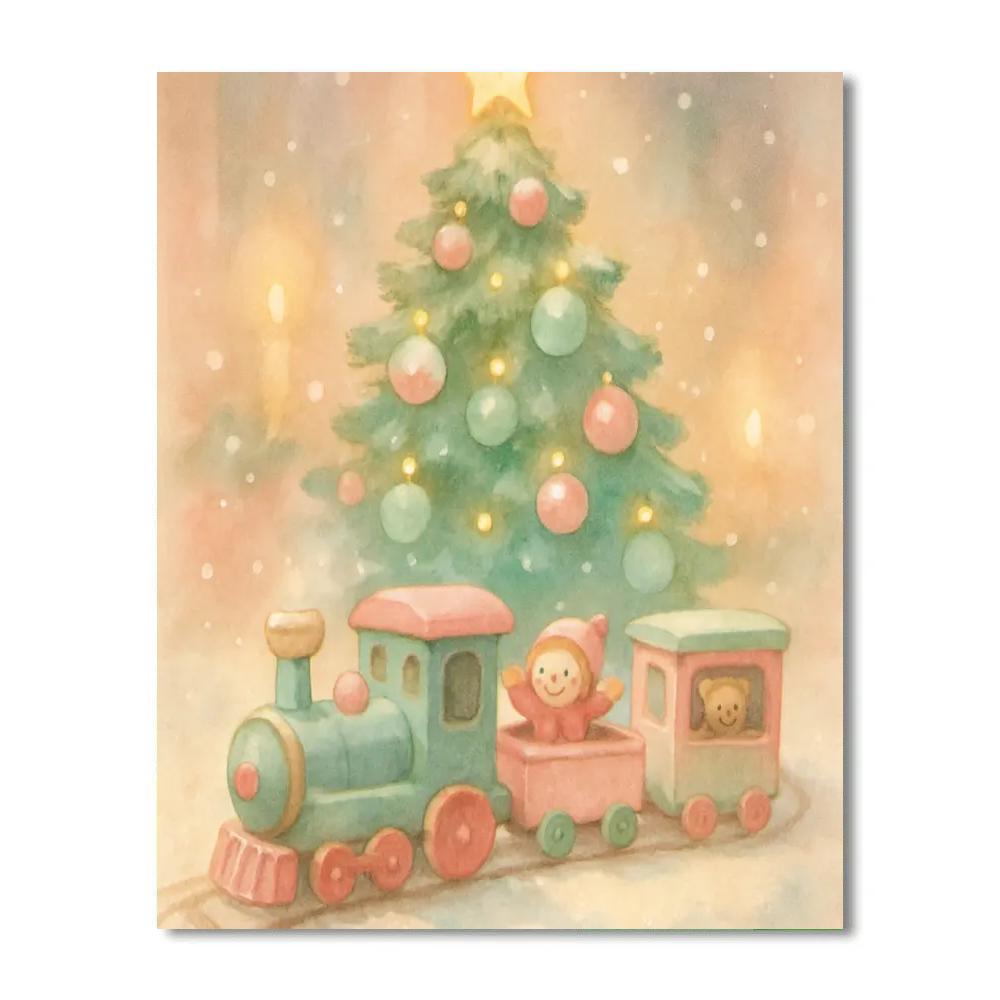 Starwood Toy Train painting number kit