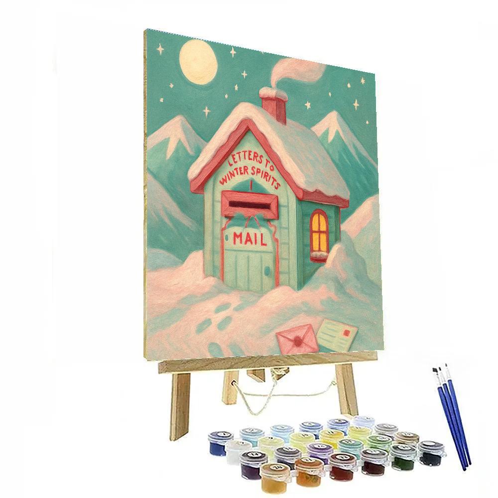 Peppermint Peak Post Paint by numbers kits