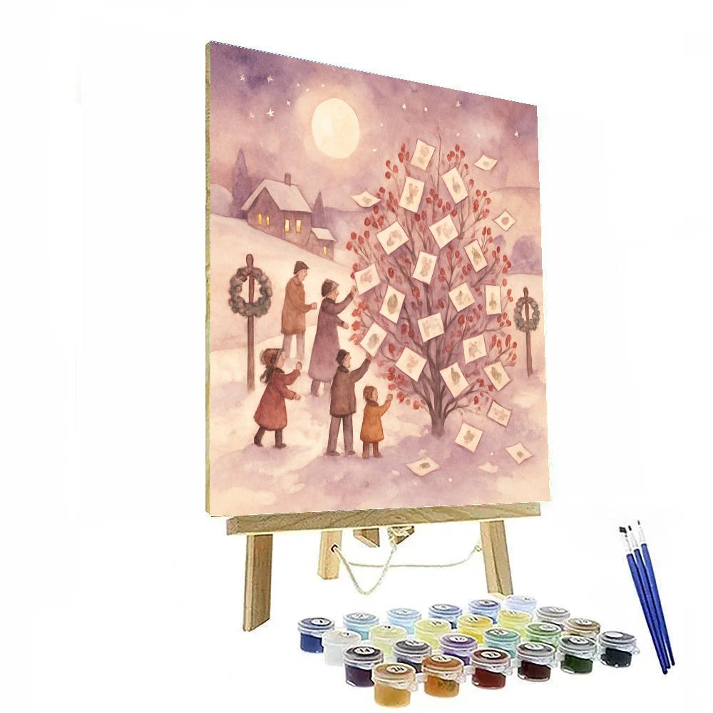 Winterberry Postcard Hill Paint by numbers art