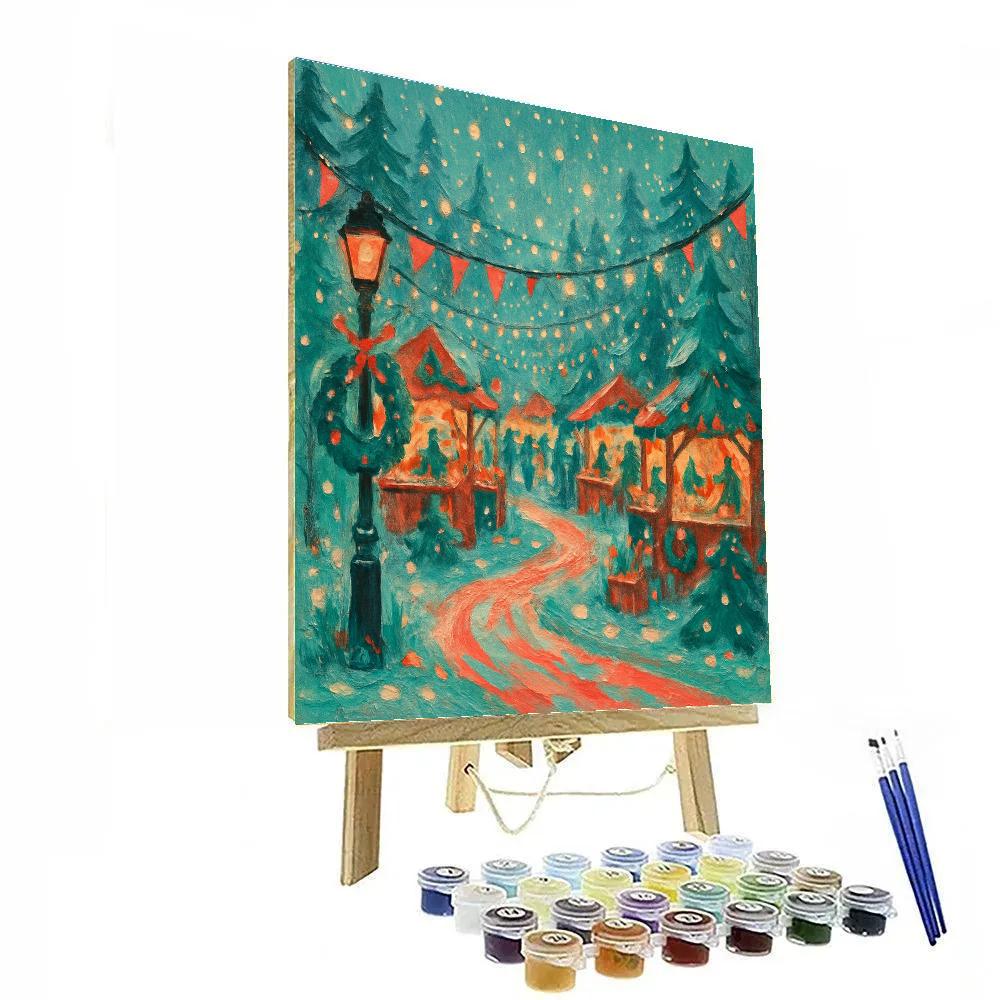 Lanternloop Forest Fair DIY paint by numbers