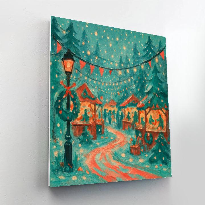 Lanternloop Forest Fair DIY paint by numbers