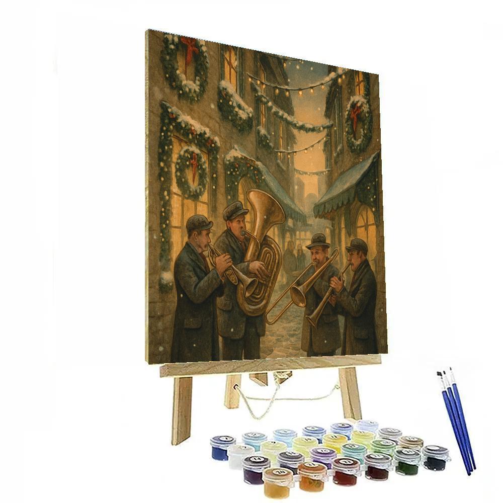 Cobbled Carol Corner painting number kit