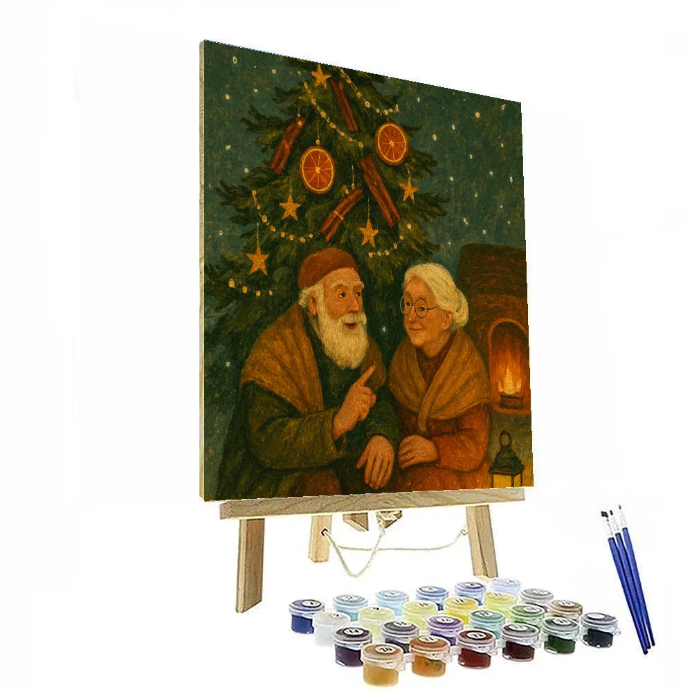 Nutmeg Cypress Story Paint by numbers kits