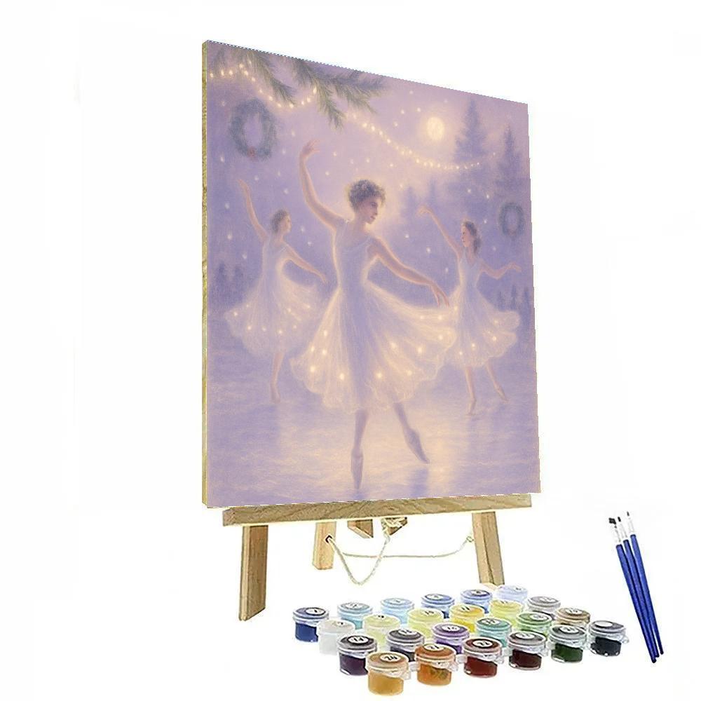 Gossamer Ice Ballet DIY paint by numbers