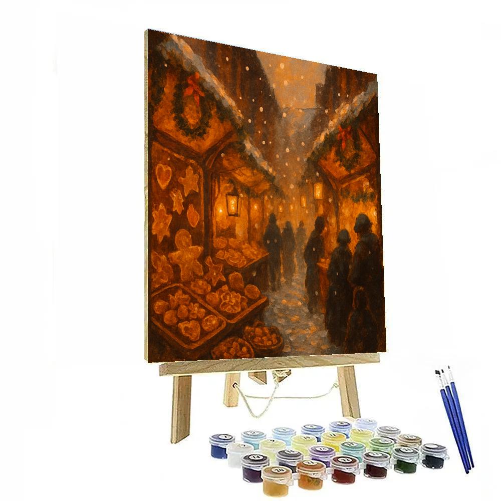 Ginger Lantern Alley paint by number