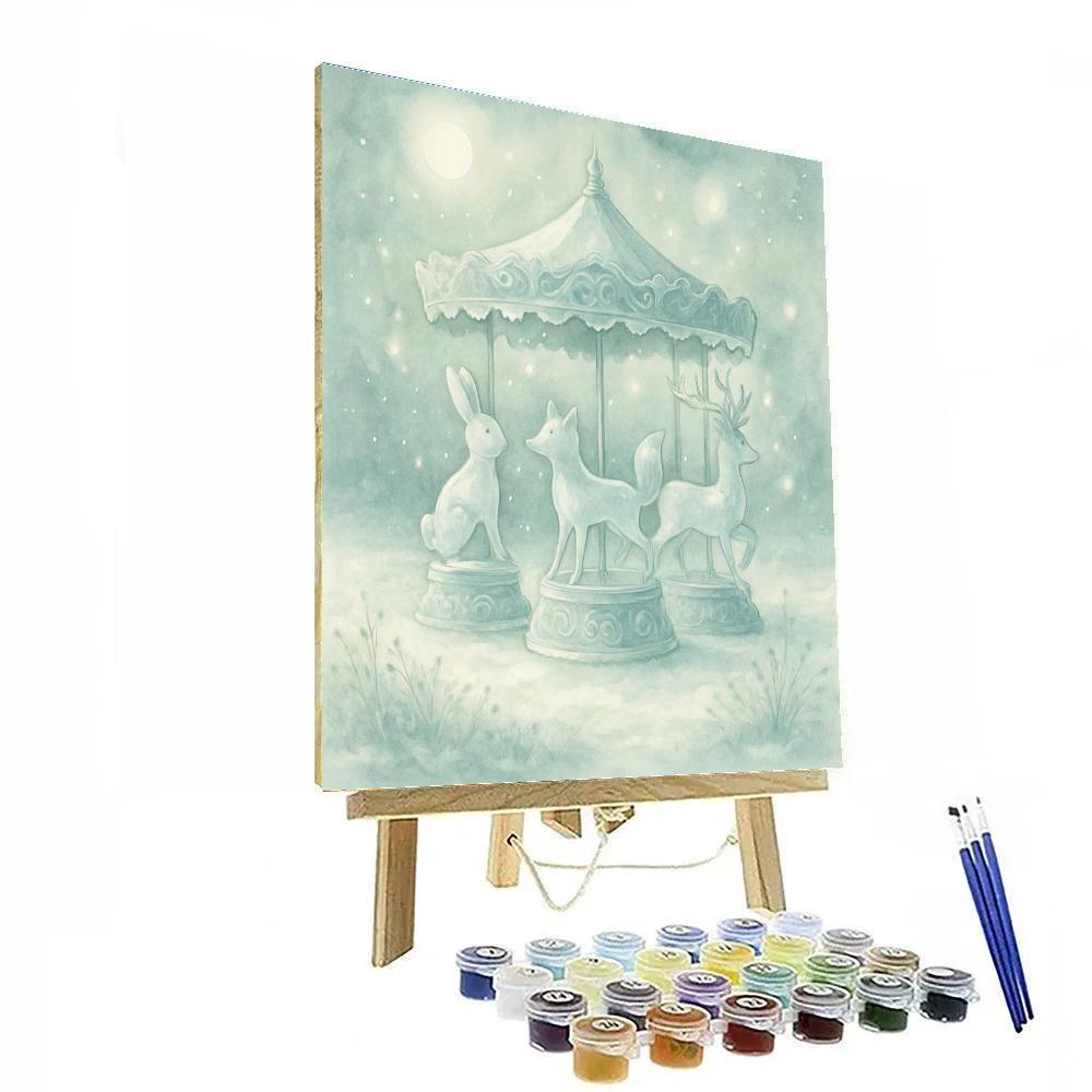 Frosted Carousel Meadow paint by color