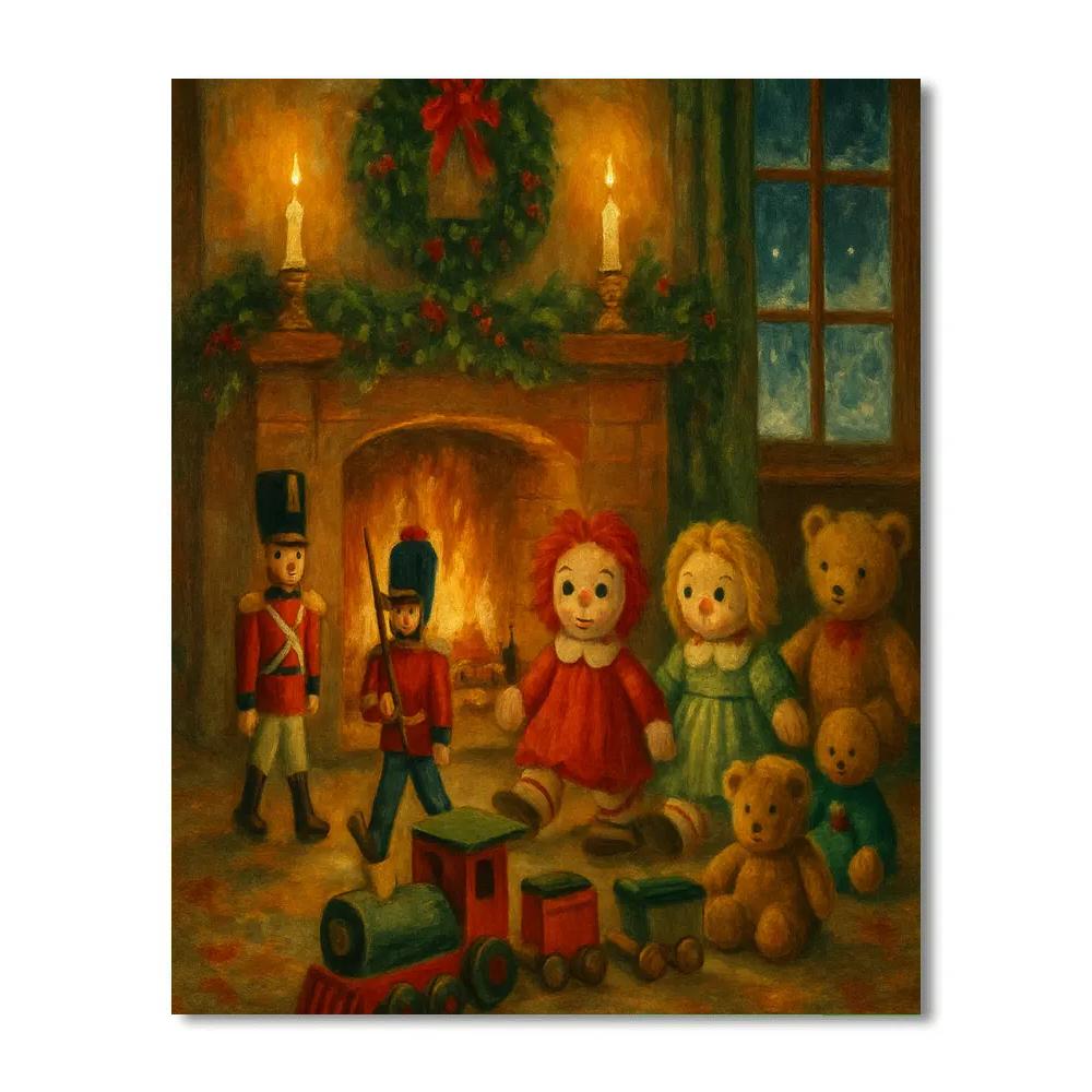 Hearthside Toy Parade painting number kit