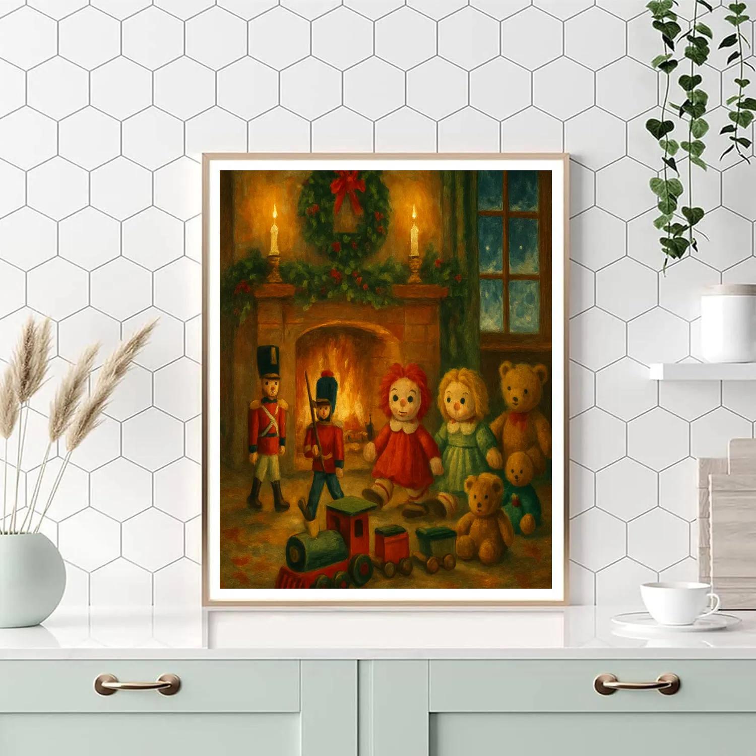 Hearthside Toy Parade painting number kit