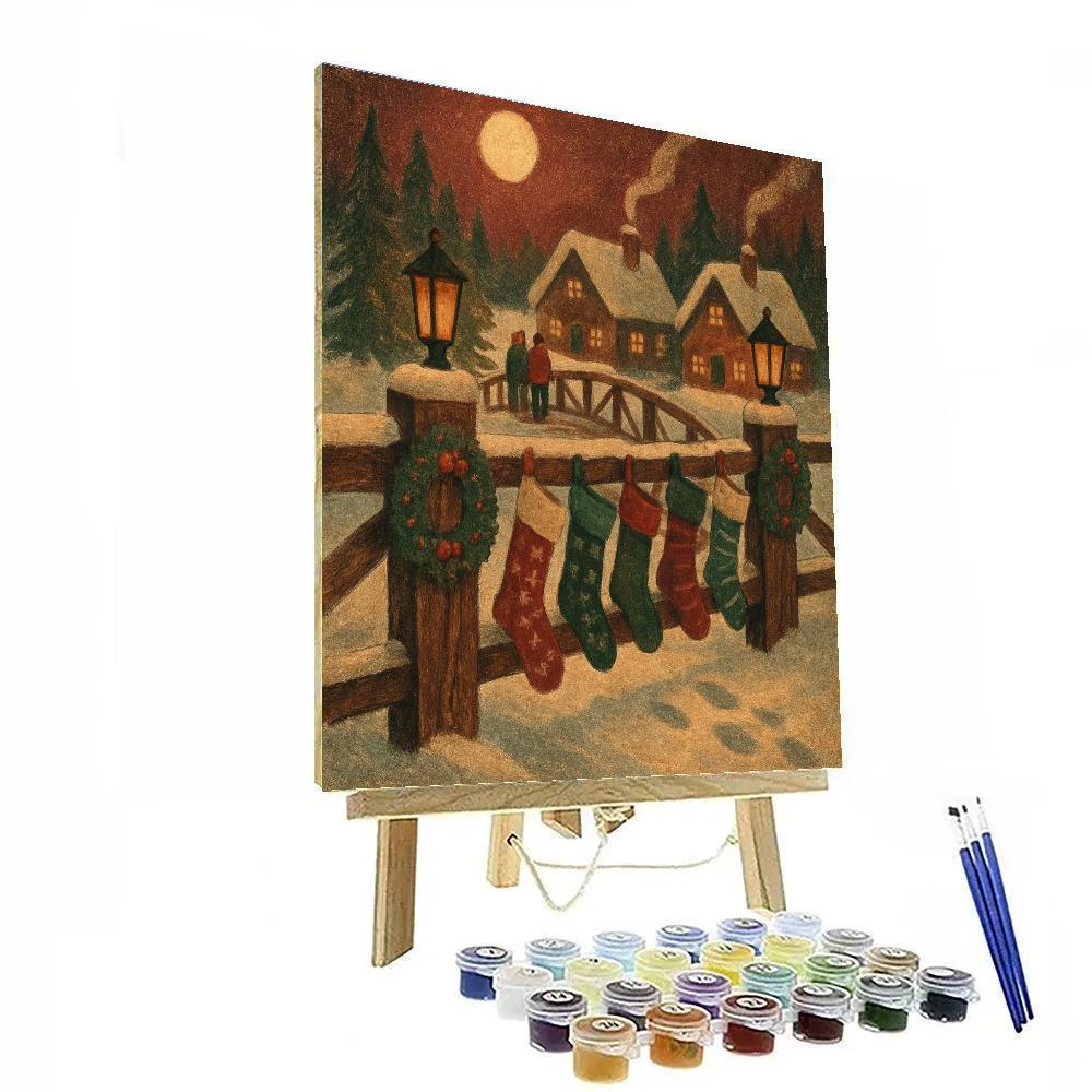 Hearthbridge Noel Number painting