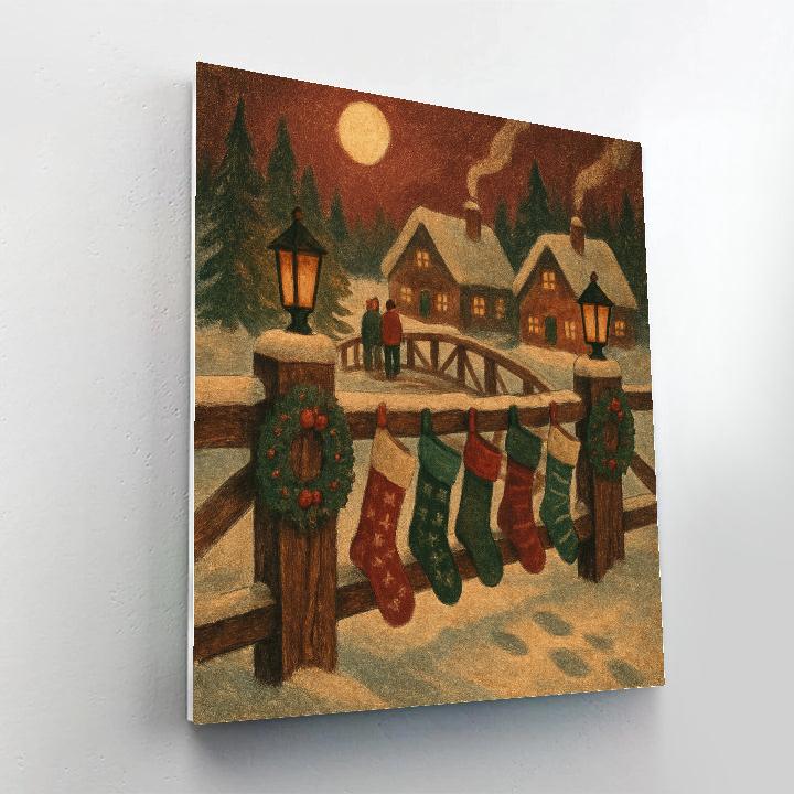Hearthbridge Noel Number painting