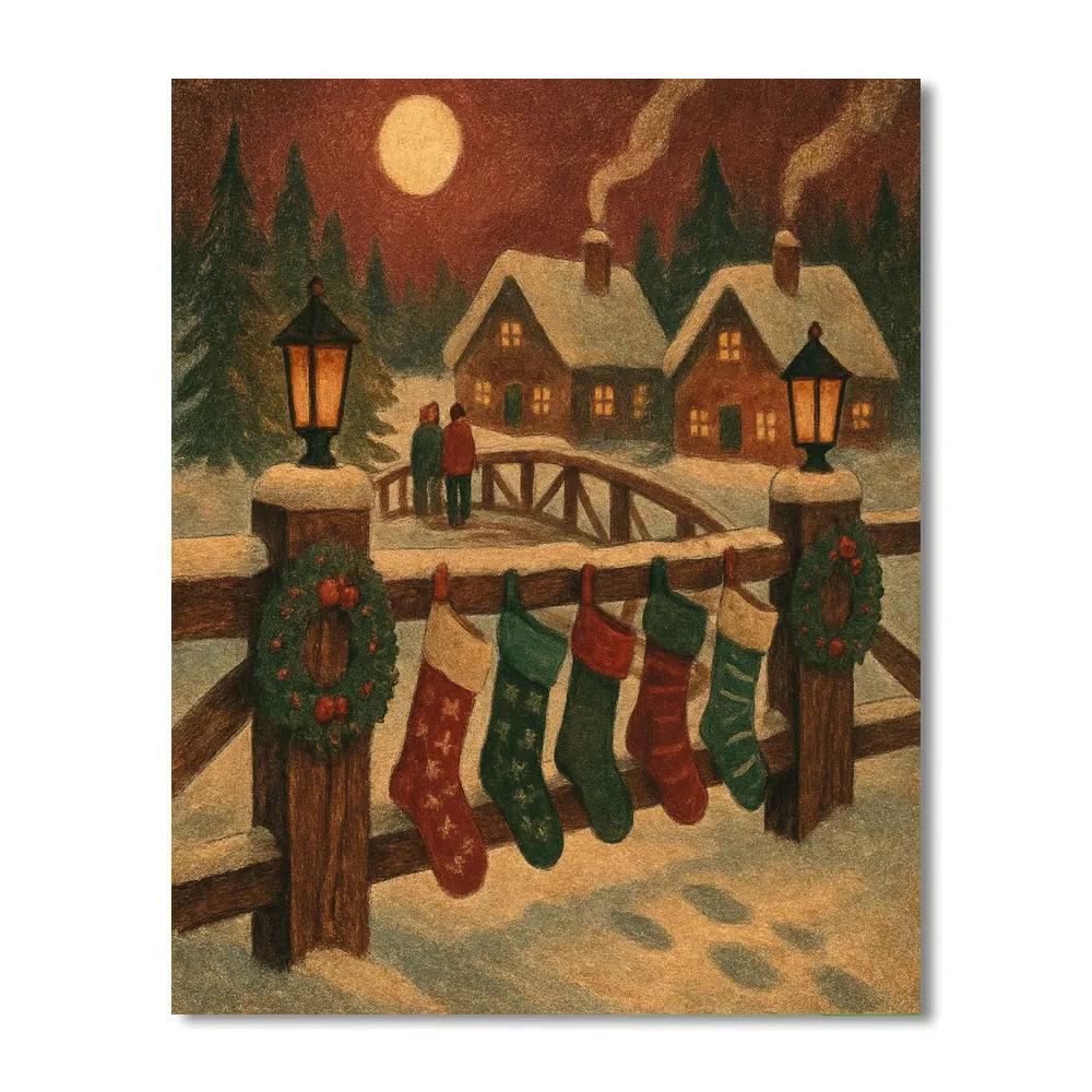Hearthbridge Noel Number painting