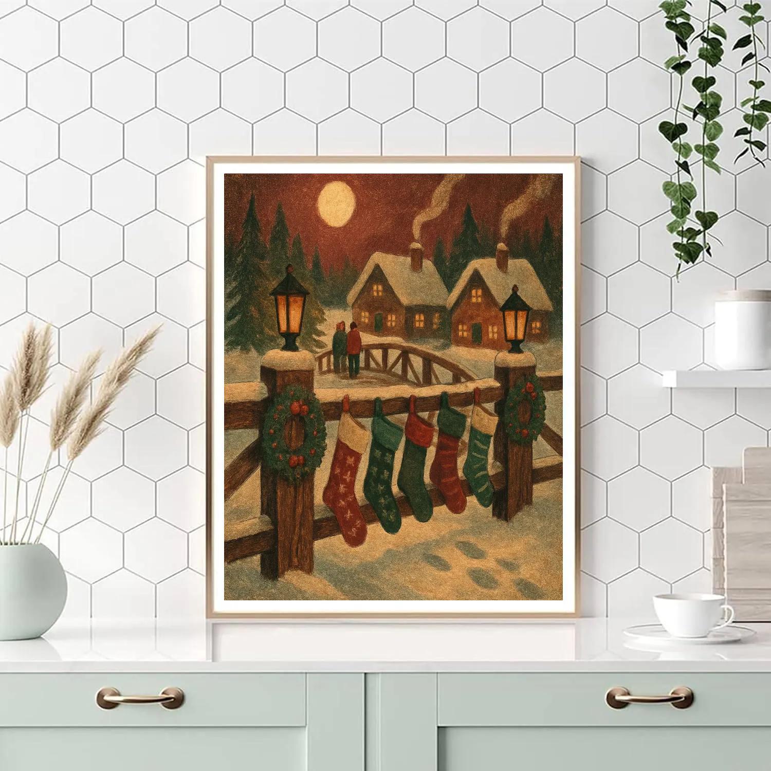 Hearthbridge Noel Number painting