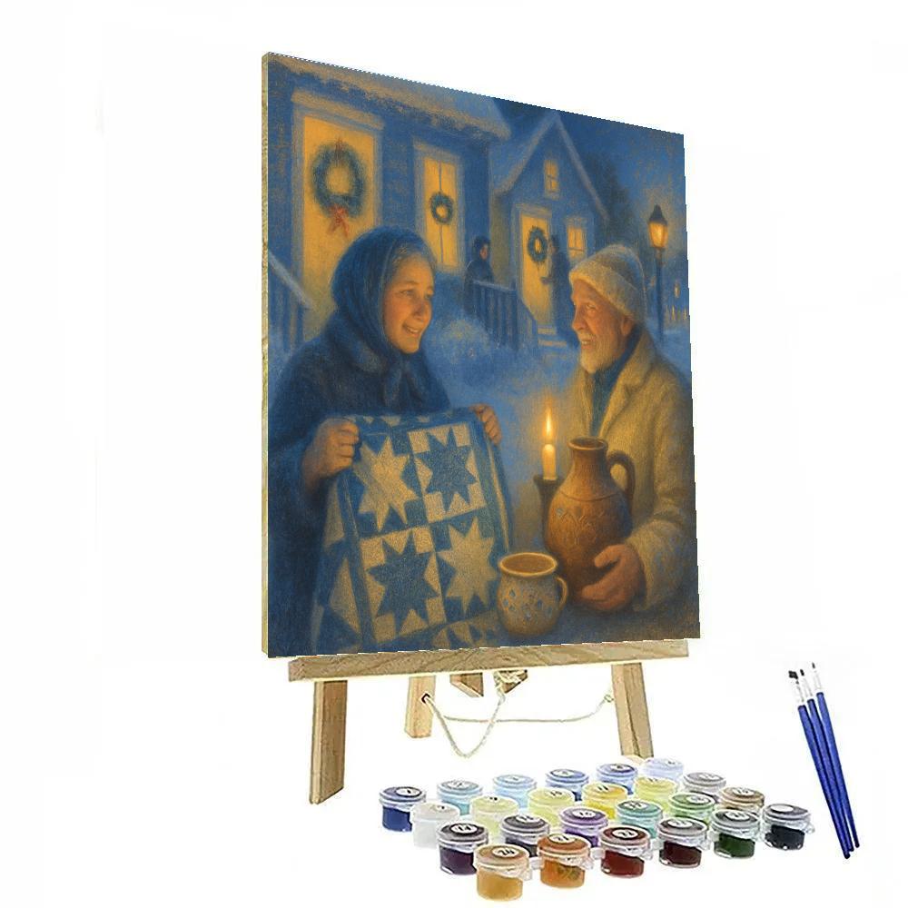 Sapphire Hearth Exchange Number painting