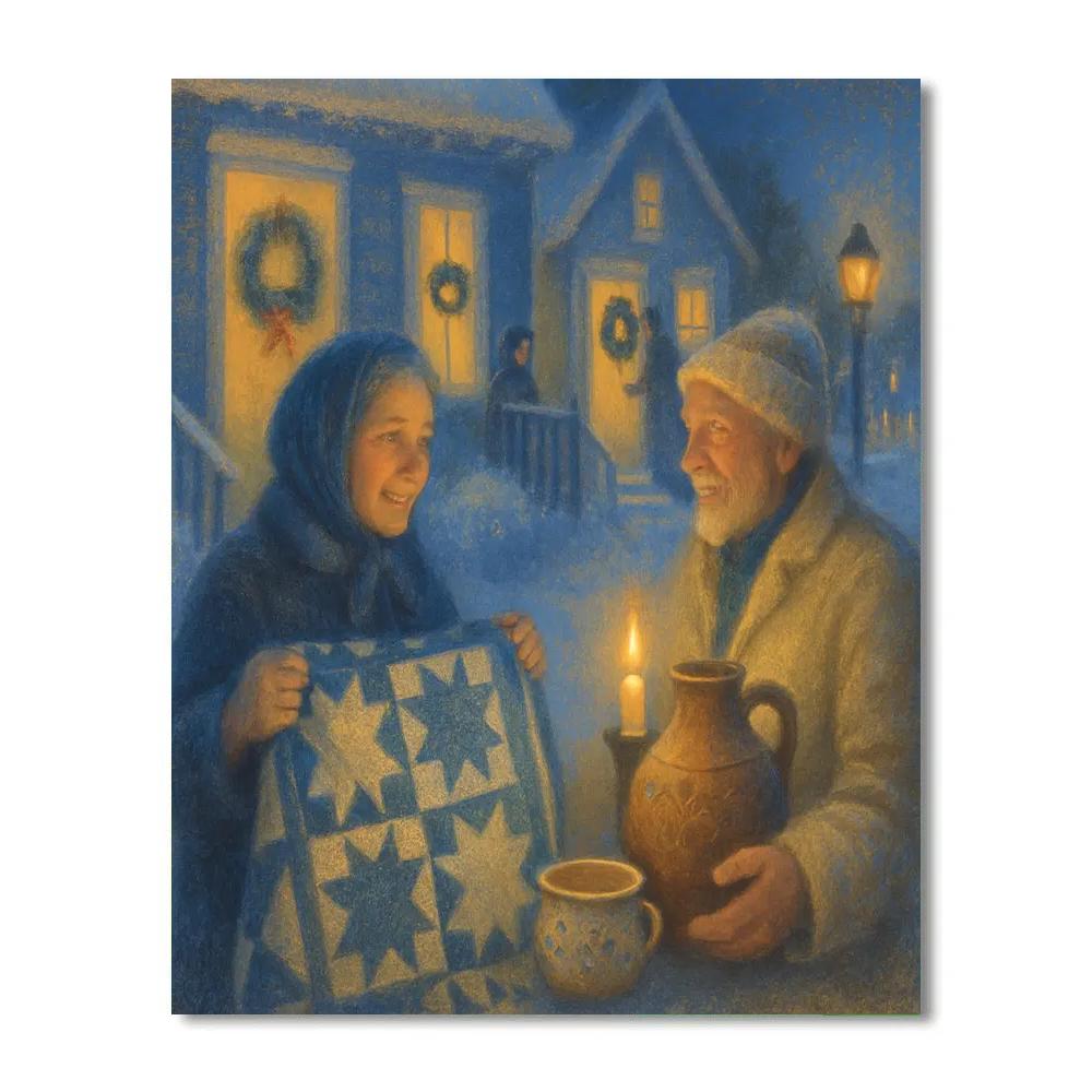 Sapphire Hearth Exchange Number painting