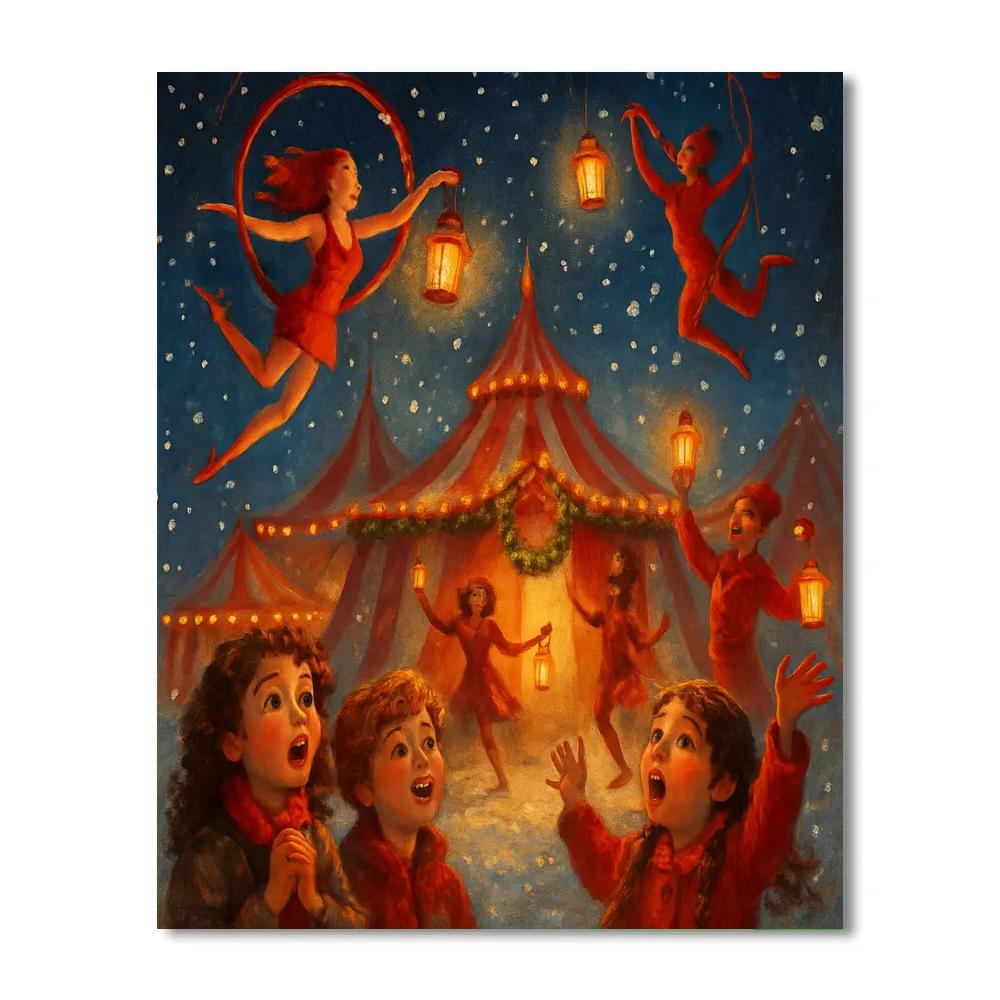 Lanternwood Circus DIY paint by numbers