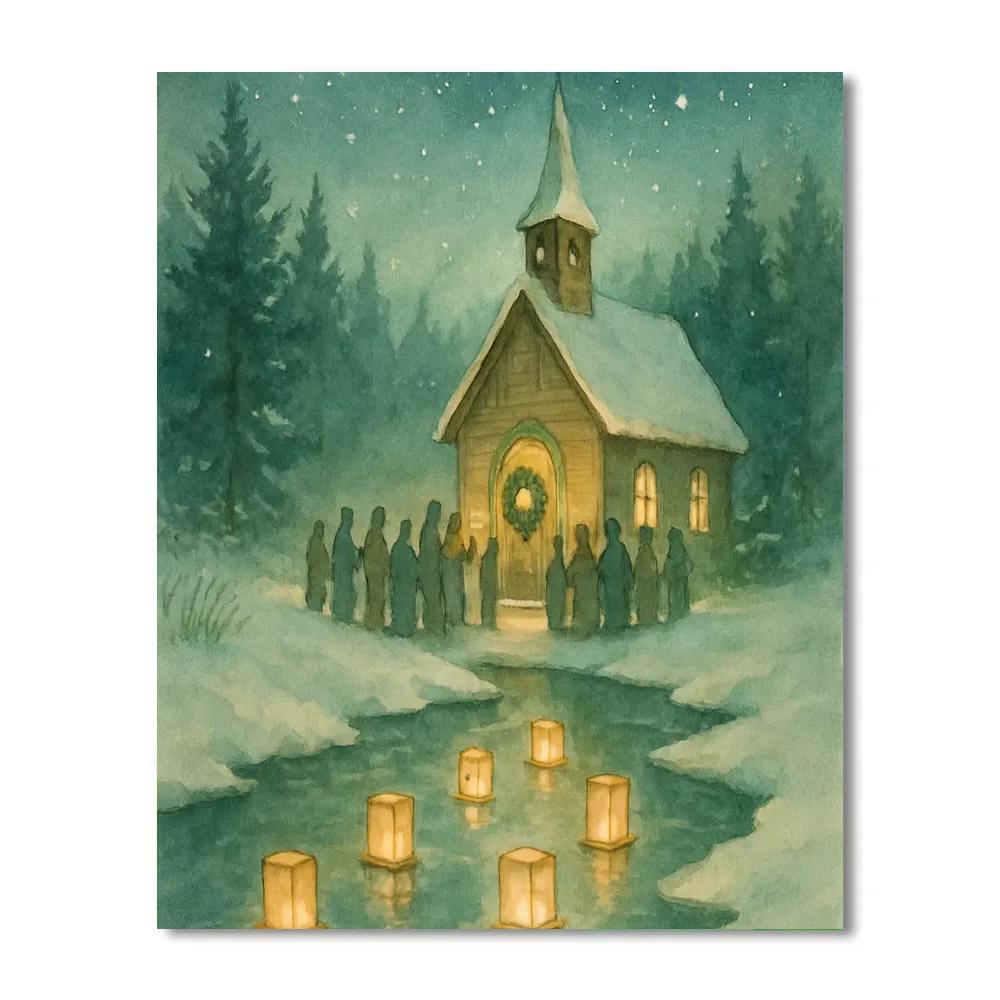 Hollybrook Lantern Service Painting by numbers kit