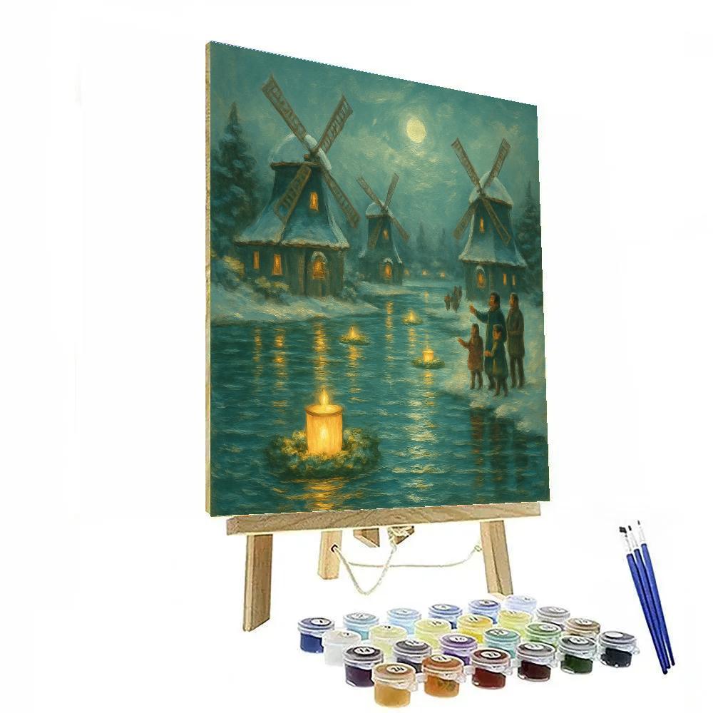 Merry Millpond Lamps paint by color