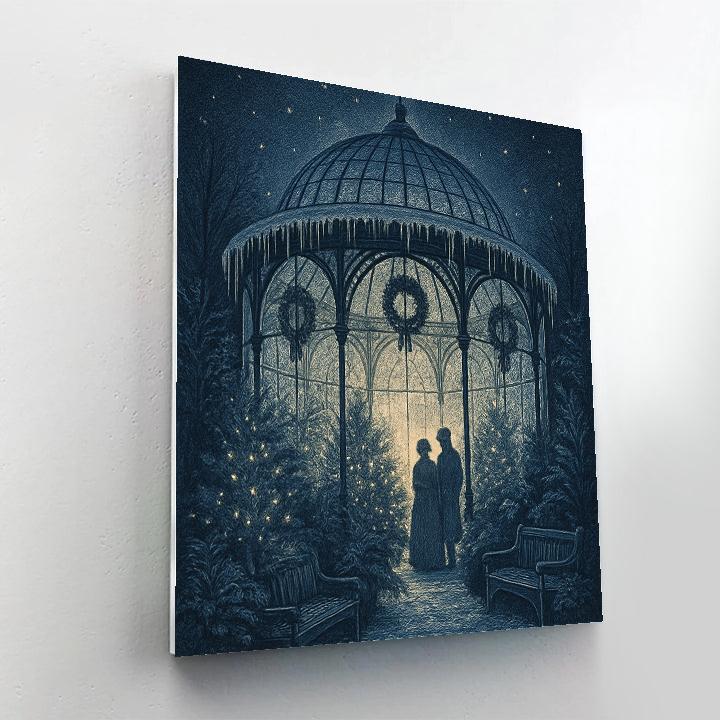 Icicle Dome Conservatory Number painting