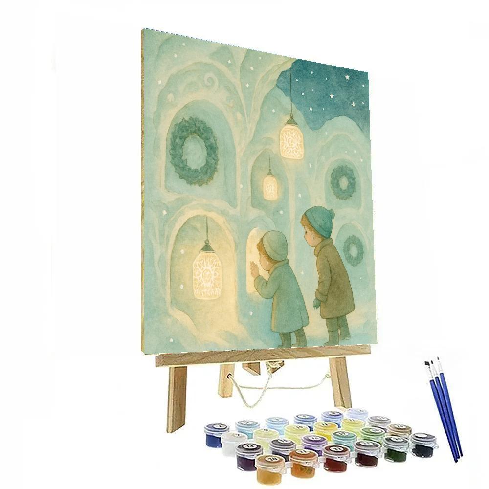 Lantern Lace Grotto paint by color