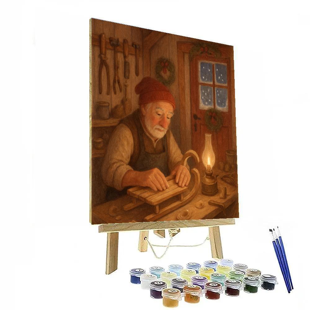 Threadbare Sledsmith Nook paint by number