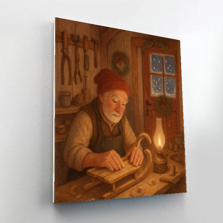 Threadbare Sledsmith Nook paint by number