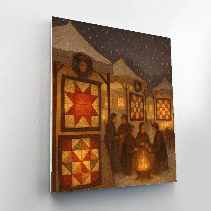 Hearthside Lantern Quiltfare Paint by numbers kits