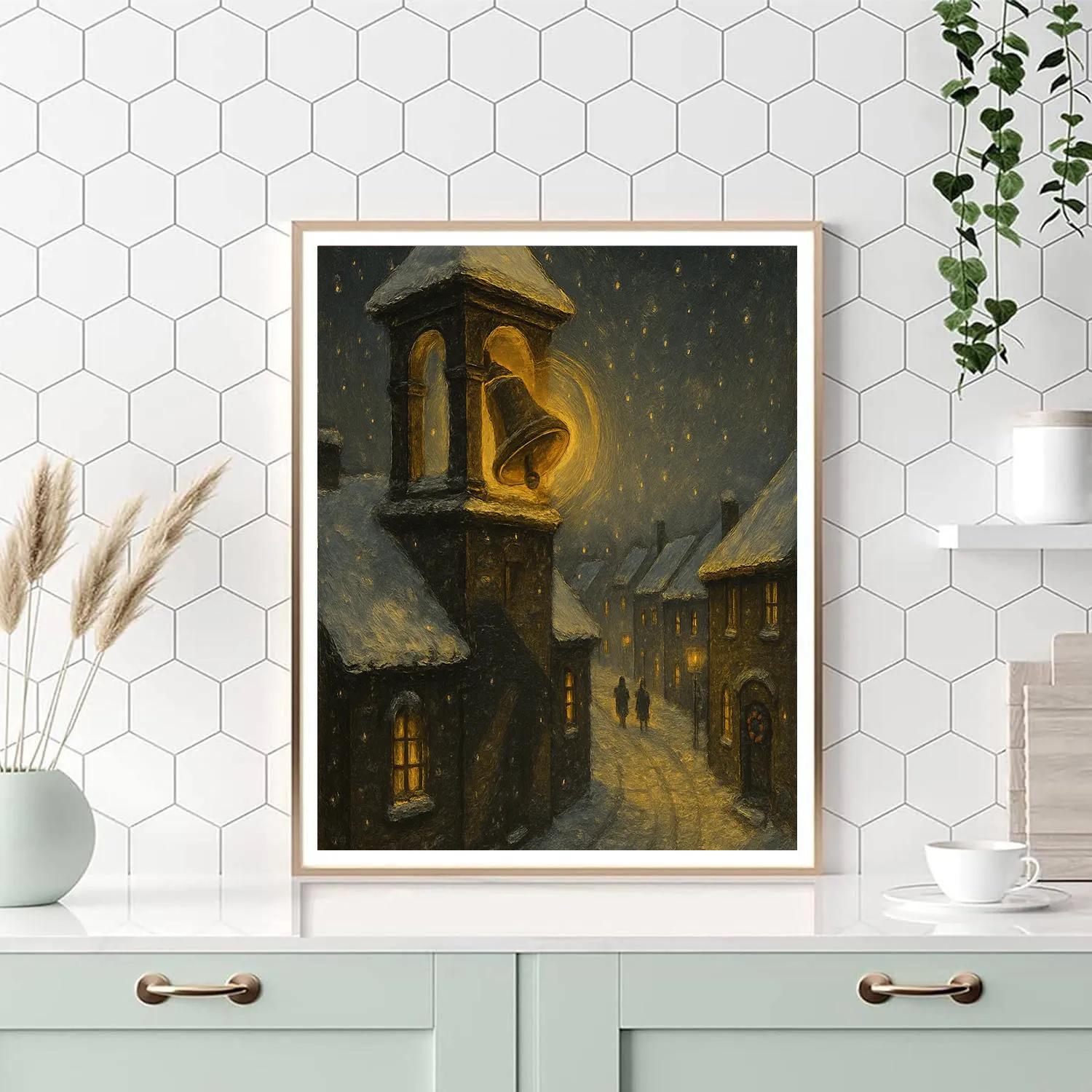 Frosted Bell Tower Refrain painting number kit