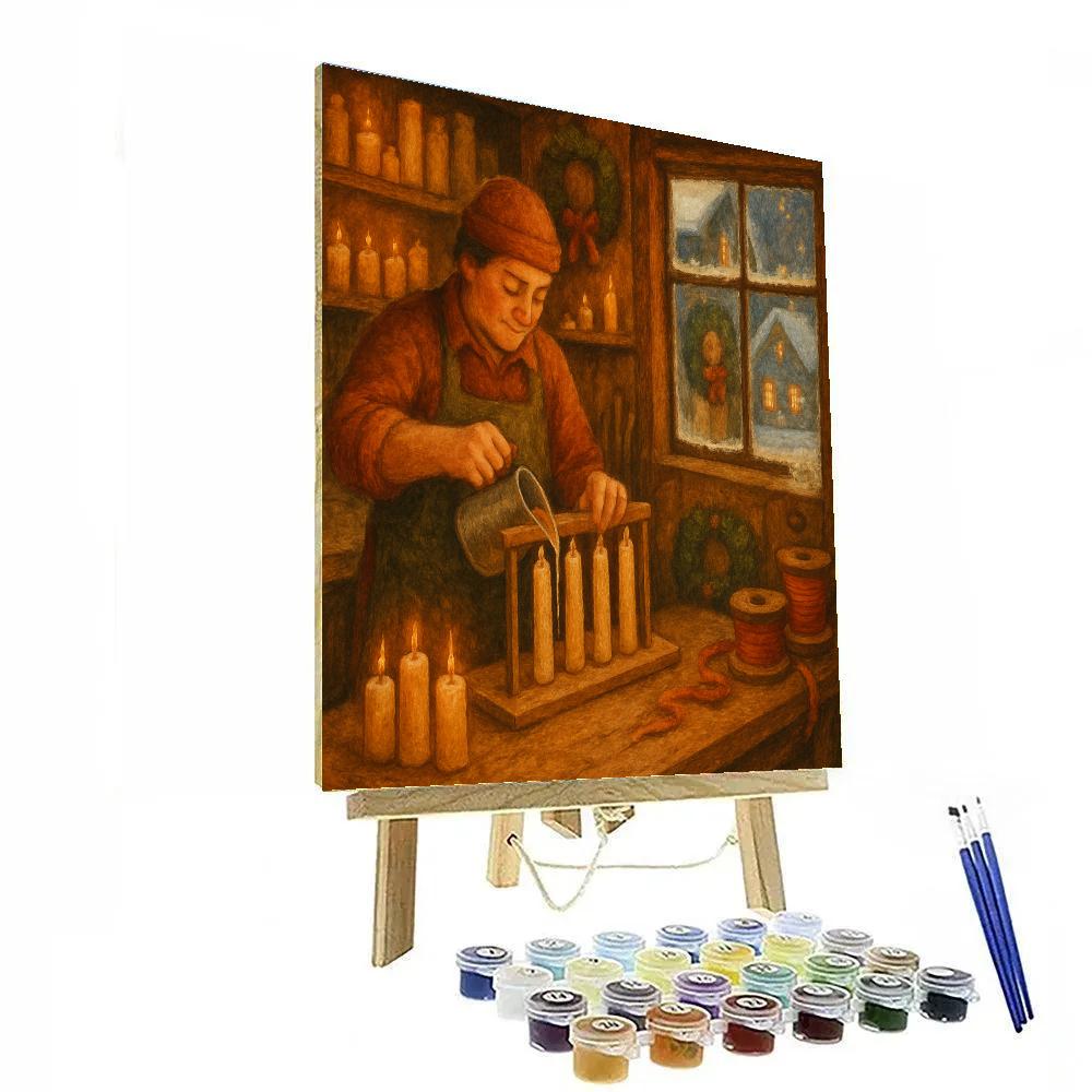 Snowbound Candlewright Number painting