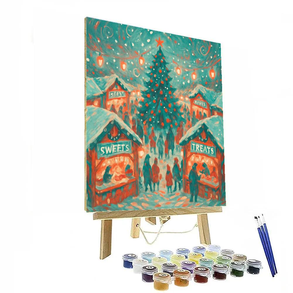 Lanternloop Snowmarket painting number kit