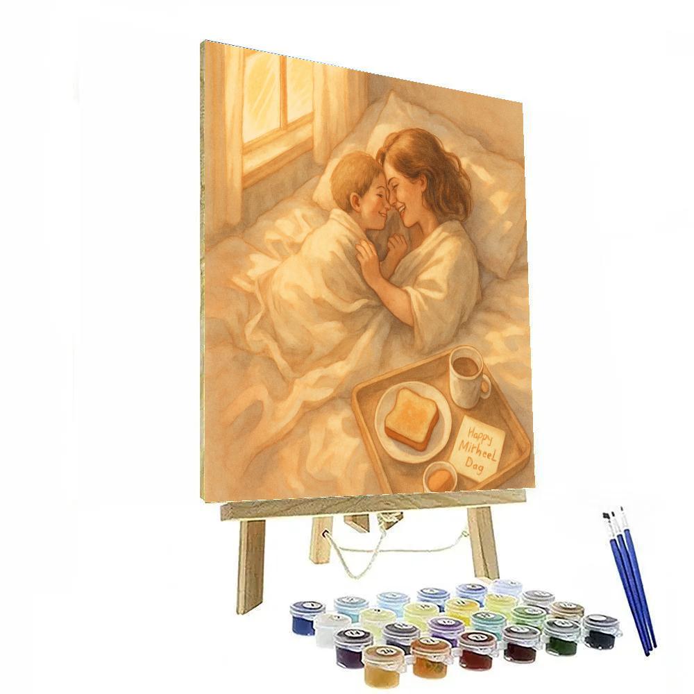 Morning Sunbeam Snuggles paint by number