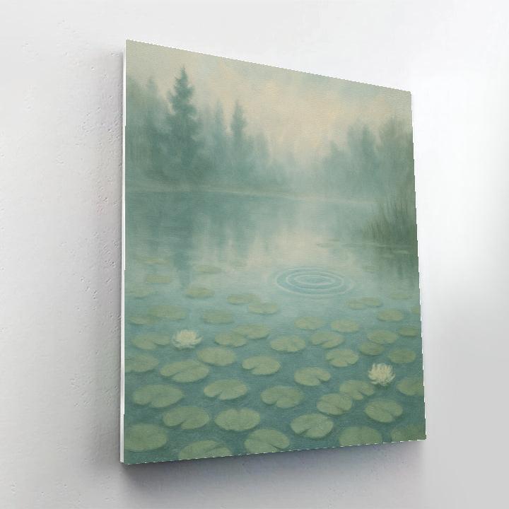 Morning Mist Over Lily Lake Paint by numbers kits