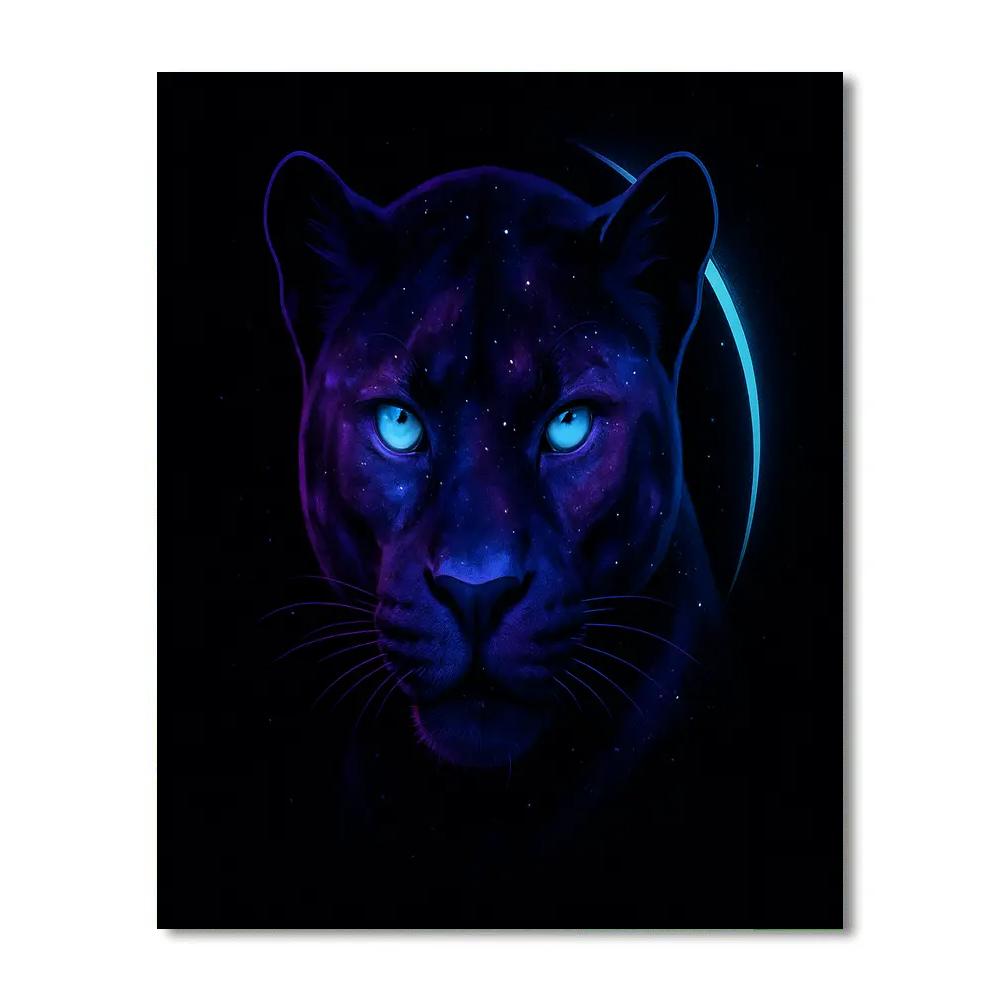 Galaxy Panther Eclipse painting number kit