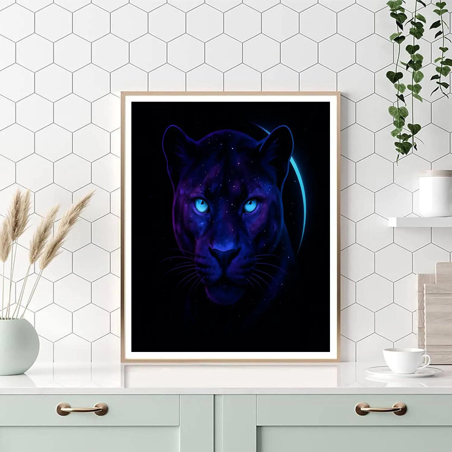 Galaxy Panther Eclipse painting number kit