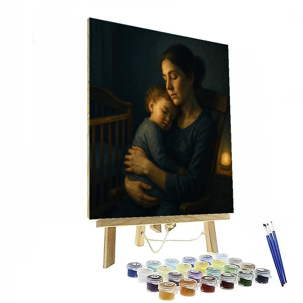 Midnight Cradle Of Comfort Numbered painting kits