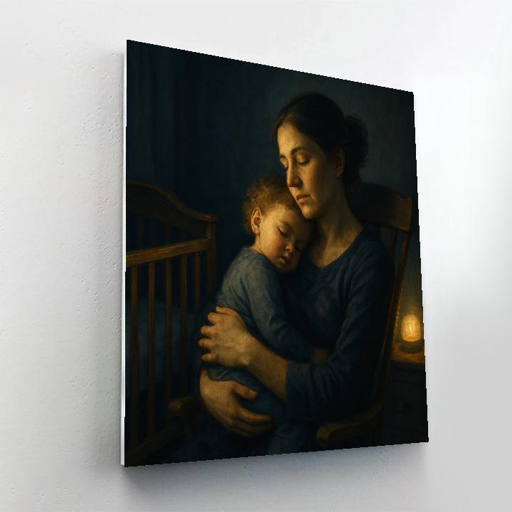 Midnight Cradle Of Comfort Numbered painting kits